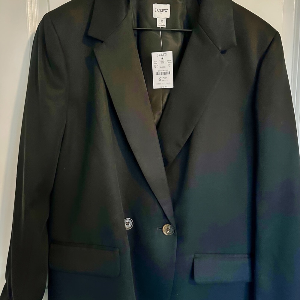 J. Crew Classic Black Suit Jacket